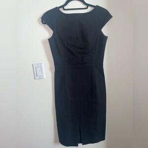 Banana Republic black a line work dress size 4